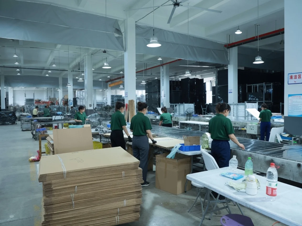 Factory QC inspection — outdoor storage product quality control